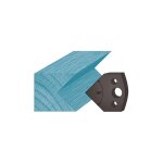 Jeu de 2 contre - fers profilés en acier hauteur 38 x 4 mm chanfrein 45° pour porte - outils de toupie ... Jeu de 2 contre - fers profilés en acier hauteur 38 x 4 mm chanfrein 45° pour porte - outils de toupie ...