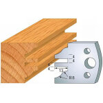 Diamwood jeu de 2 fers profil�s acier ht 40 x 4 mm - n�097 profil / contre - profil - 40mm de hauteur ...