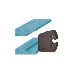 Jeu de 2 contre - fers profilés en acier - ht. 48 x 5, 3 mm - Épaisseur 5, 3 mm - compatible avec porte ... Jeu de 2 contre - fers profilés en acier - ht. 48 x 5, 3 mm - Épaisseur 5, 3 mm - compatible avec porte ...