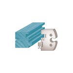 Jeu de 2 fers profil�s acier sp - ht. 50 x 5, 5 mm - �paisseur 5, 5 mm - compatibilit� porte - outils ...