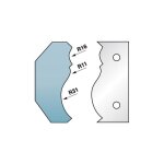 Jeu de 2 fers profil�s acier sp ht. 90 x 5, 5 mm corniche n�6 m590. 351 pour porte - outils de toupie ...