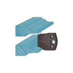 Jeu de 2 contre - fers profils ht. 38 x 4 mm plate - bande a100 - pour porte - outils de toupie - acier ...