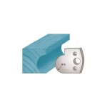 Jeu de 2 fers profil�s ht. 40 x 4 mm m65 pour porte - outils de toupie - dimensions 40x4 mm - �paisseur ...