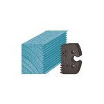 Jeu de 2 contre - fers profil�s ht. 48 x 5, 3 mm enture multiple 4 mm a203 pour porte - outils de toupie ...