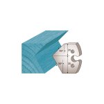 Jeu de 2 fers profilés ht. 50 x 5, 5 mm chanfrein 45 et 30° - Épaisseur 5, 5 mm - compatible avec plusieurs ... Jeu de 2 fers profilés ht. 50 x 5, 5 mm chanfrein 45 et 30° - Épaisseur 5, 5 mm - compatible avec plusieurs ...