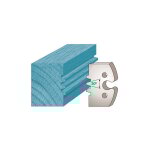 Jeu de 2 fers profilés ht. 50 x 5, 5 mm double trapèze m246 pour porte - outils de toupie - dimensions ... Jeu de 2 fers profilés ht. 50 x 5, 5 mm double trapèze m246 pour porte - outils de toupie - dimensions ...