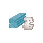 Jeu de 2 fers profil�s ht. 50 x 5, 5 mm languette / rainure 5 mm m201 - �paisseur 5, 5 mm - acier sp ...