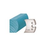 Jeu de 2 fers profil�s ht. 50 x 5, 5 mm moulure sp�ciale �tag�re m215 - acier sp - entraxe 24 mm - compatible ...