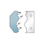 Jeu de 2 fers profil�s ht. 90 x 5, 5 mm corniche n�7 m590. 352 - 2 pi�ces - 90mm x 5, 5mm - 5, 5mm - ...