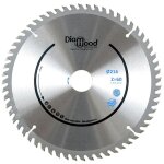 Diamwood - lame de scie circulaire hm finition d. 216 x al. 30 x �p. 2, 2 / 1, 4 mm x z60 tp n�g pour ...