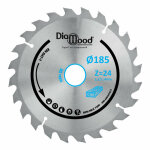 Diamwood - lame de scie circulaire portative hm d�bit d. 185 x al. 30 x �p. 2, 2 / 1, 4 mm x z24 alt ...