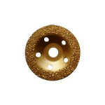 Gold grinder plateau  poncer carbure de tungstne - diamtre 125 mm - alsage 22, 23 mm - grain 12 - ...