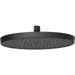 Pomme de douche nola noir mat 250 mm monojet en abs et accessoire de douche de rechange a' e'conomie ...