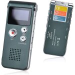 Dictaphone enregistreur num�rique portable enregistreur vocal 8gb enregistreur audio lecteur mp3 dictaphone ...
