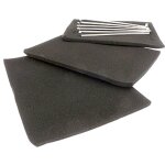 De dietrich - filtre charbon pour hotte 74x3935