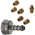 De dietrich - jeu d'injecteurs, gicleurs gaz butane / propane d'origine