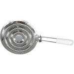 Diffuseur de chaleur de plaque de cuisson, accessoire pour gazini�re, argent, acier inoxydable, 20, 5 ...