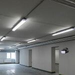 Luminaire led avec d�tecteur de mouvement, �clairage �tanche avec capteur, lampe de garage led avec capteur, ...