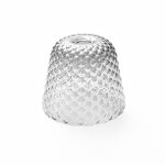 Diffuseur en verre fum� pour suspensions - finition d�grad�e transparente, design d�coratif, culot e27 ...