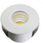 Mini spot led encastrable 3w dc12v blanc chaud 3000k avec osram puce - digilamp