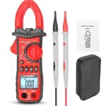 Digital clamp meter ac / dc 600a t - rms 6000 counts, ammeter, auto voltage tester, measures voltage, ...