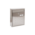 Dime v1327 bo�te aux lettres individuelle en acier inoxydable, taille m (courrier a4, magazine), bo�te ...