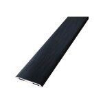 Seuil adh�siv� extra plat dinac - largeur 40 mm. - bross� noir - �p. 2 mm