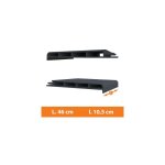 Direct fen�tres ? appui fen�tre en pvc gris anthracite trait� anti uv ? longueur 46 cm ? fixation facile ...