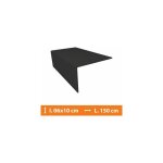 Direct fen�tres - corni�re pvc gris - 6 x 10 cm - l. 150cm
