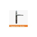 Direct fen�tres - poign�e de porte alu anodis� - alu gris