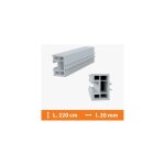 Direct fen�tres ? tap�e d'isolation pvc blanc 20 mm x l. 220 cm ? traitement anti uv ? fixation facile ...