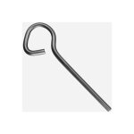 Piton crosse en inox Ø6mm 13cm de long Piton crosse en inox Ø6mm 13cm de long