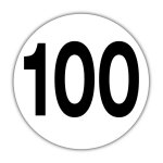 Maxter - disque adh�sif limitation 100 km / h pour camion et engin ? s�curit� routi�re