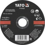 Disque 125 x 1 x 22. 2 special inox a tronconner l'acier et tous les metaux