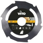 Disque de coupe pour meuleuse d'angle 230mm bois et pvc al�sage 22. 5mm vito