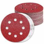 Disques abrasifs 125mm grain 40 papier poncer 70 pi�ces 8 trous disque poncage pour ponceuse excentrique ...