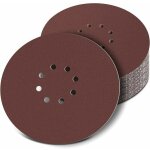 Disques abrasifs 225mm, 8 trous, grain 120, pour ponceuse girafe  sec - rtgpt, lot de 40 pices