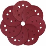 Disque abrasif, 5  (125mm) 8 trous papier abrasif � grain diff�rent 40 / 80 / 120 / 240 / 320 / 600 / ...
