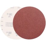 Fervi - disque abrasif en corindon avec velcro 125 mm 8 trous grain 180