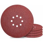 Disque abrasif de ponceuse disque ponage 225 mm disques abrasif 8 trous grain 180 pour ponceuse murale ...