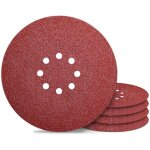 Disque abrasif de ponceuse disque pon�age 225 mm disques abrasif 8 trous grain 2000 pour ponceuse murale ...