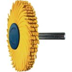 Disque � brosse radiale sunburst d. 51mm k. 80 jaune 10000min(unknown)�