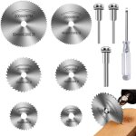 Disques de coupe pour dremel, hss, lame mini scie circulaire pour couper bois, plastique et m�tal rapanda ...