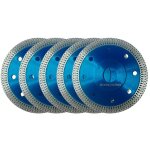 Memkey - disque diamant 105mm, lot de 5 disque à tronçonner diamanté Ø105 x 1, 2 mm x 22, 23 mm, pour ... Memkey - disque diamant 105mm, lot de 5 disque à tronçonner diamanté Ø105 x 1, 2 mm x 22, 23 mm, pour ...