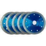 Disque diamant 115mm, lot de 5 disque  trononner diamant 115 x 1, 2 mm x 22, 23 mm, pour meuleuse ...