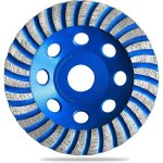 Disque diamant 125 poncage b�ton meule diamant�e 125mm surfacage ciment marbre granit pierre briques ...