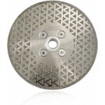 Disque diamant 125mm lame de scie �lectroplaqu� double face pour coupe et meulage pierre granit marbre ...