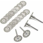 Disque diamant de coupe, 20pcs 22mm diamant mini disques  trononner avec 4 pices mandrins tiges pour ...