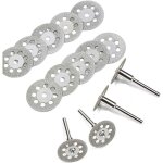 Disque diamant de coupe, 30 pi�ces 22mm disques � tron�onner lame de scie circulaire disque de coupe ...