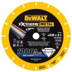 Disque diamant m�tal max diam�tre 230 mm �paisseur 1, 3 mm al�sage 22, 23 mm - dewalt